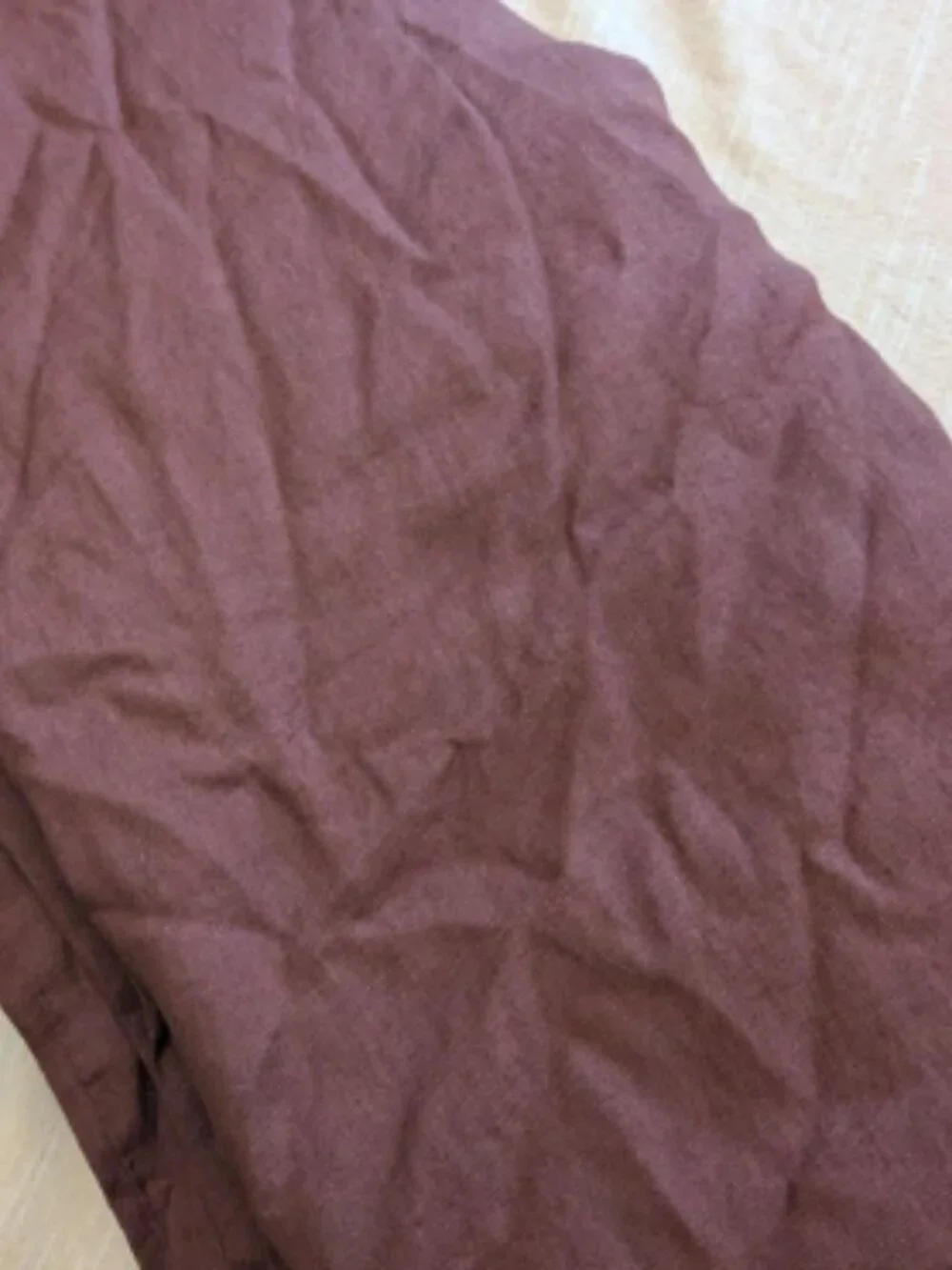NEW Quince Bordeaux FULL/QUEEN European Linen Duvet Cover. NO SHAMS